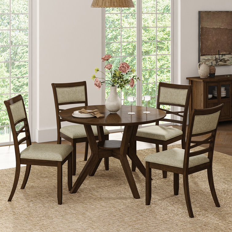 August Grove?? Cristee 5Piece 45"W Dining Table With Dining Chairs Set